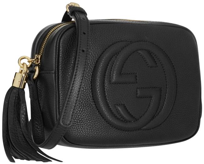 Gucci Soho Disco New Black Leather Cross Body Bag