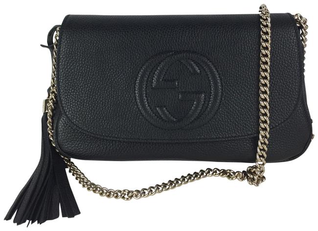 Gucci Soho Leather with Chain Black Shoulder Bag