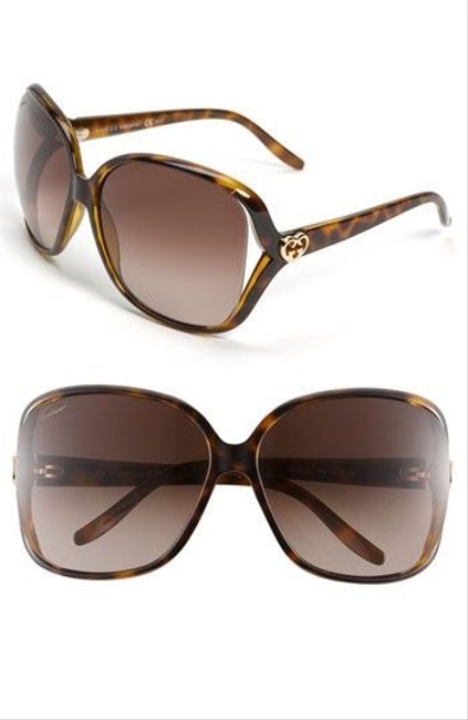 Gucci Tortoise Gg 62 13 120 Sunglasses