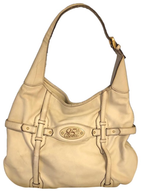 Gucci Tribeca 85th Anniversary Bone Leather Hobo Bag