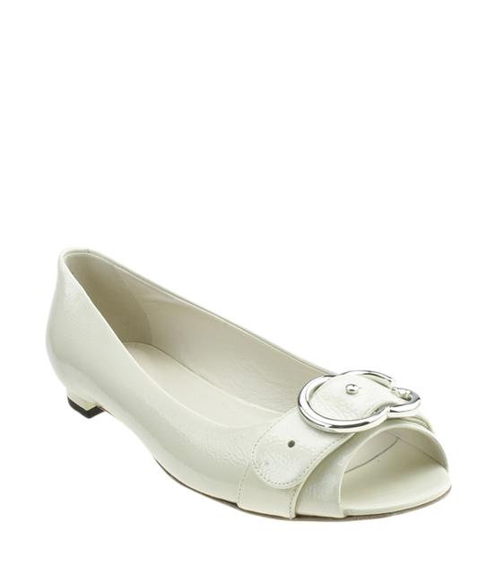 Gucci White 370605 gg Patent Leather 171268 Flats US 11