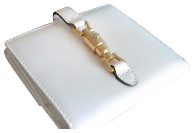 Gucci White Jackie Leather Bifold Wallet