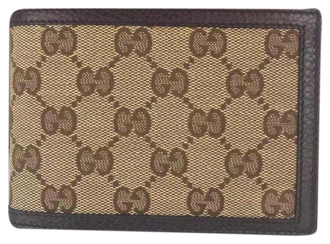 Gucci Yellow Box Gg Canvas Leather With Wallet