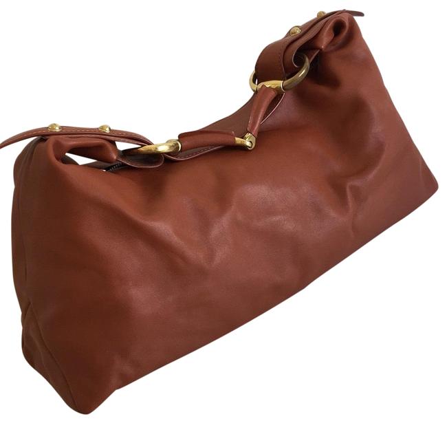 Gucci Horsebit Brown Leather Hobo Bag 