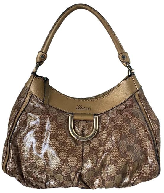 Gucci Abbey Crystal D Ring Hobo Bag 