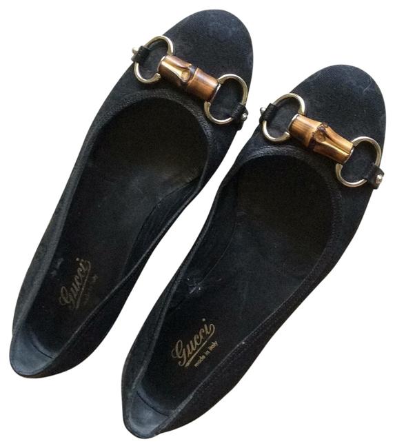 Gucci Black #138714 with Bamboo Emblem Flats 