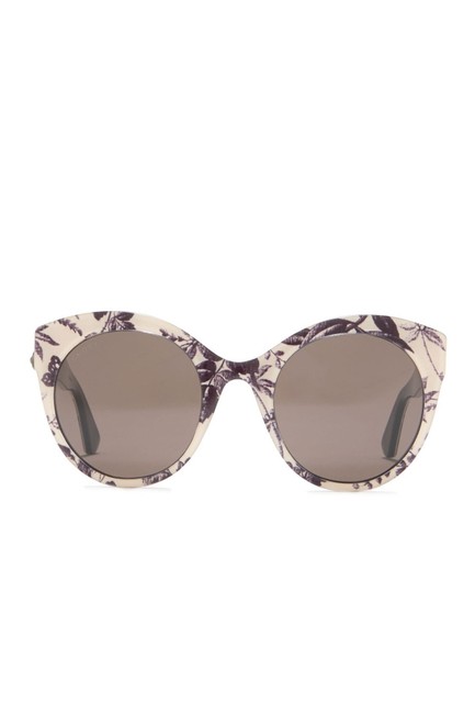 Gucci Black Herbarium Core 52mm Sunglasses 