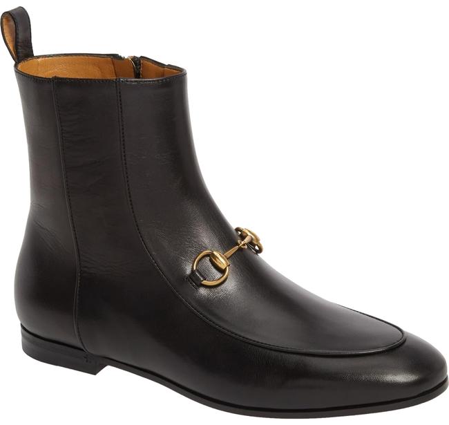 Gucci Black New Jordaan Boots Booties 