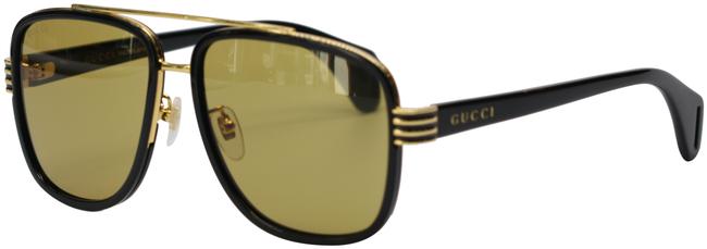 Gucci Black Brown 002 New Web Gg0448s 002 Black Brown Sunglasses 
