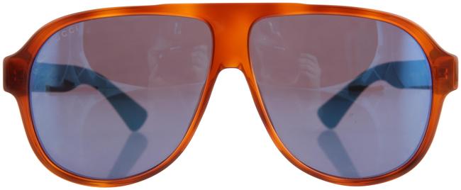 Gucci Black Brown Gg0009s Sunglasses 