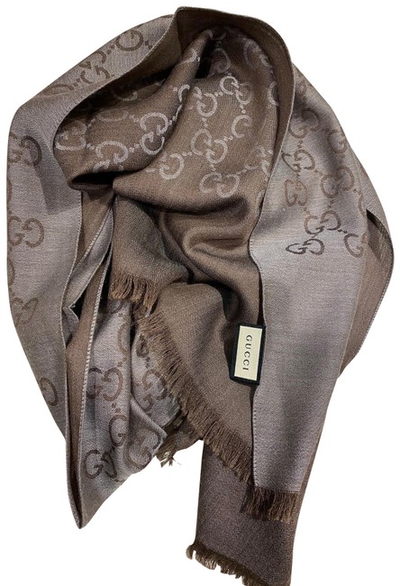 Gucci Brown 70 200 Scarf Wrap 