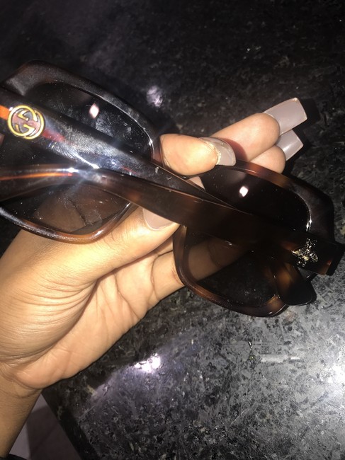 Gucci Brown Cheetah Print Gg0096s Sunglasses 