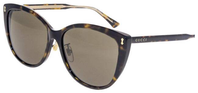 Gucci Brown Havana Overd Gradient Gg0193sk Women Sunglasses 