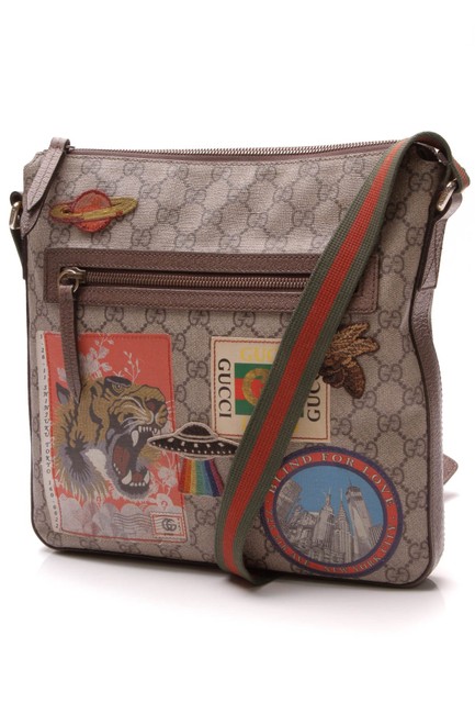 Gucci Courrier Beige Gg Supreme Canvas Messenger Bag 
