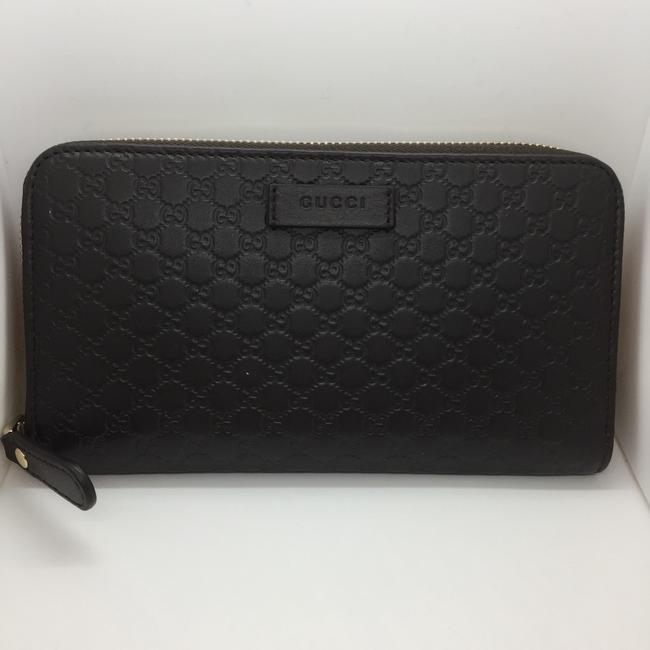 Gucci Dark Brown Leather with Zip Wallet 