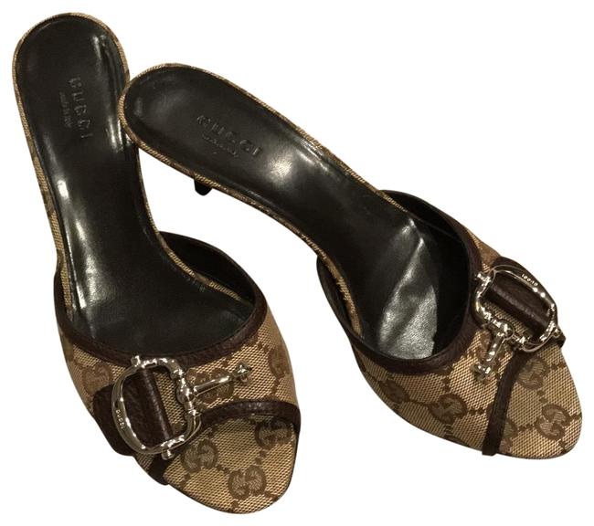 Gucci Ebony Chocolate Sandals 