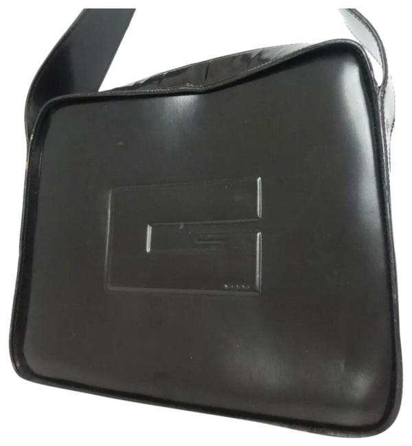 Gucci Evening Purse Black Leather Satchel 