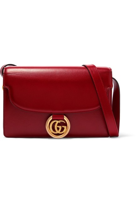 Gucci Gg Ring Small Leather Shoulder Bag 