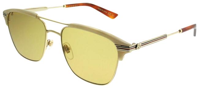 Gucci Gold 004 Gg0241s with Brown Lenses Sunglasses 