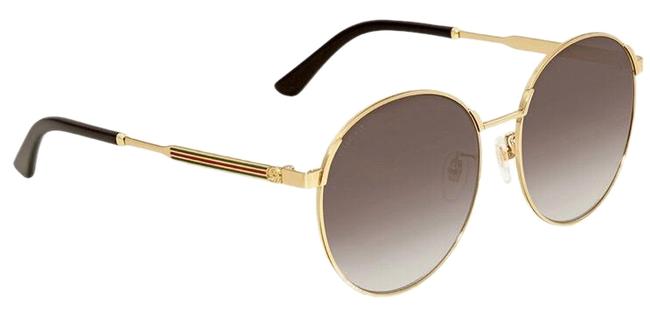 Gucci Gold Tone Unisex Sunglasses 