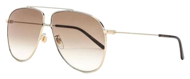 Gucci Gold Brown 003 New Logo Gg0440s 003 Gold Brown Gradient Sunglasses 