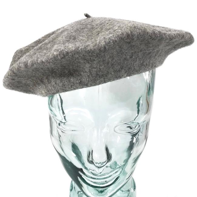 Gucci Gray New Unisex Wool Beret M Hat 