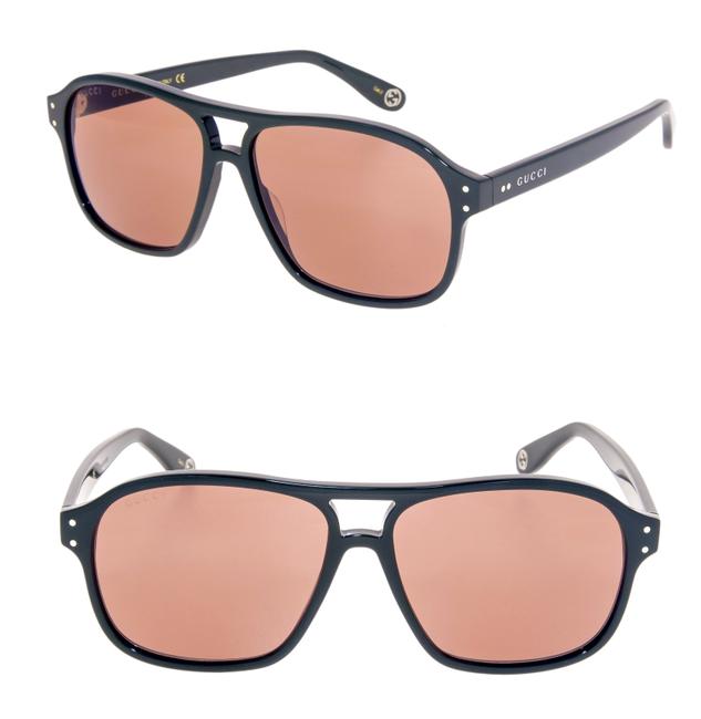 Gucci Green 0475 Red Square Vintage Retro Unisex Gg0475s Sunglasses 