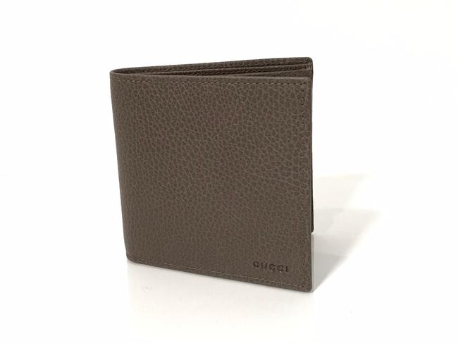 Gucci Grey Field New 150413 Mens Leather Bifold Wallet 