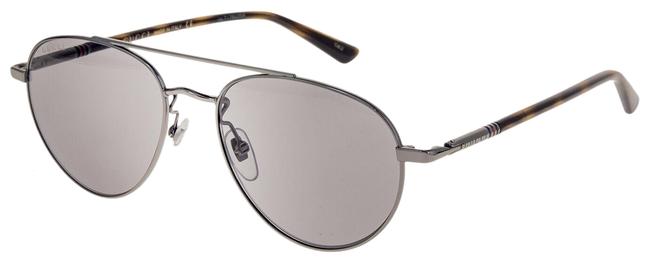 Gucci Grey Metal Web 0388 Ruthenium Aviator Havana Gg0388s Unisex Sunglasses 
