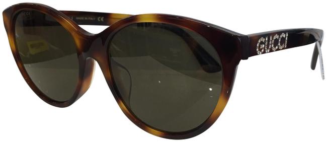 Gucci Havana 002 Womens Gg0419sa Fashion Cat Eye Sunglasses 