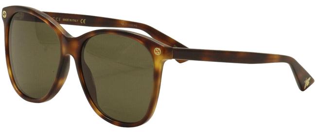 Gucci Havana Womens Gg0024s Gg 0024 S 002 Havana Gold 58mm Sunglasses 
