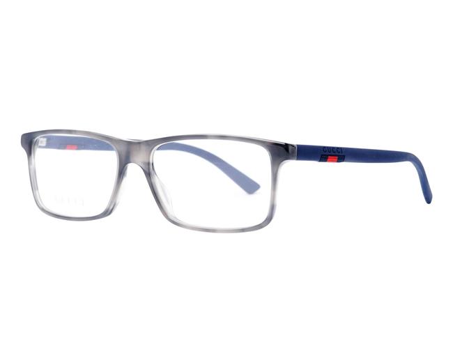 Gucci Havana Tortoise 003 Web Gg0424o Transparent Sunglasses 