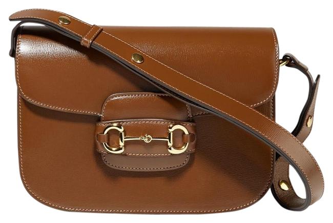 Gucci Horsebit 1955 Horsebit detailed Leather Shoulder Bag 