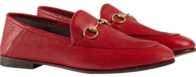 Gucci Horsebit Leather Flats 