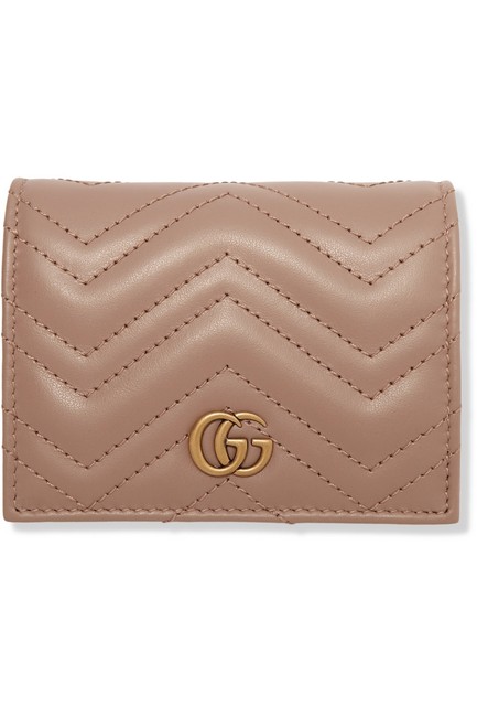 Gucci Marmont Gg Small Quilted Leather Wallet 