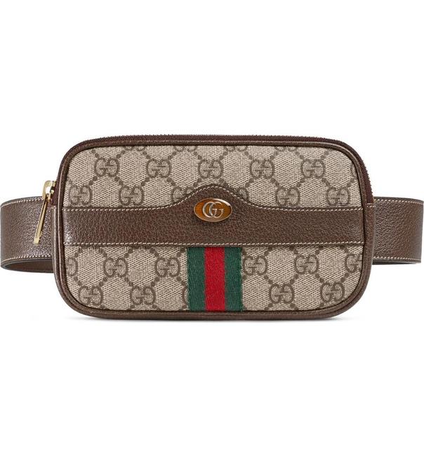 Gucci Ophidia Belt Small 85 Brown Gg Supreme Canvas Messenger Bag 