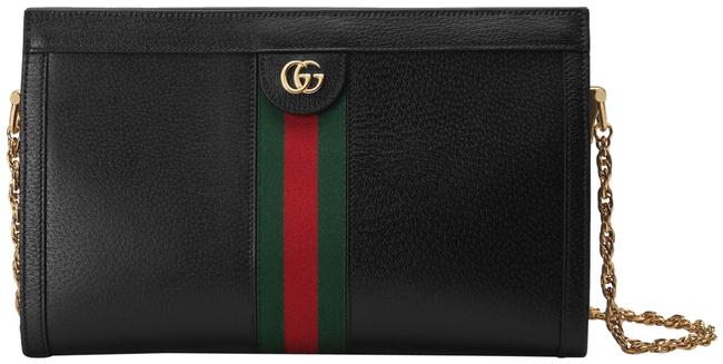 Gucci Ophidia Gg Medium Black Shoulder Bag 