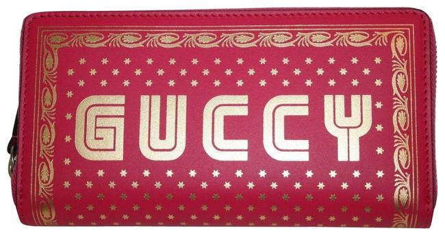 Gucci Pink Sega Print In 524966 Wallet 