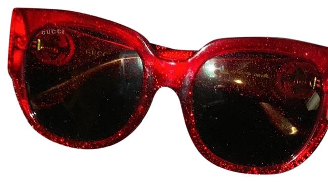 Gucci Red Brown Gg0142sa Sunglasses 