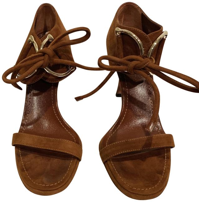 Gucci Saddle Suede Equestrian Stilleto Sandals 