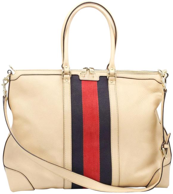 Gucci Satchel Cross Body Leather Tote 
