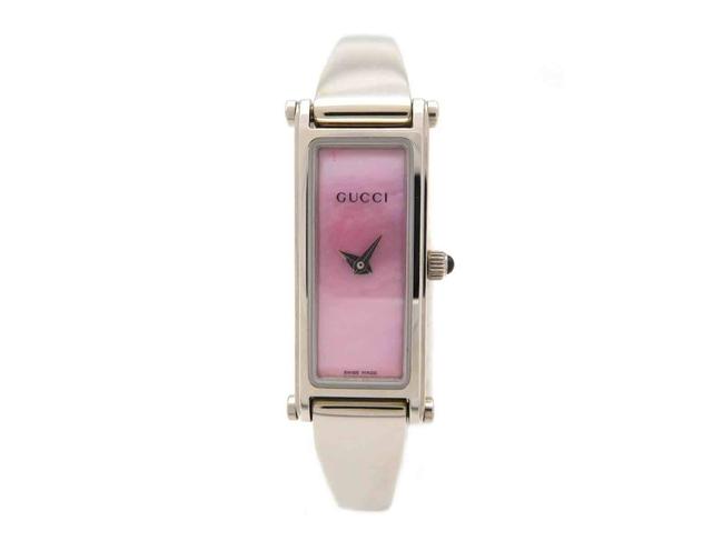Gucci Silver 1500l Bangle Ladies Quartz Wrist Watch 
