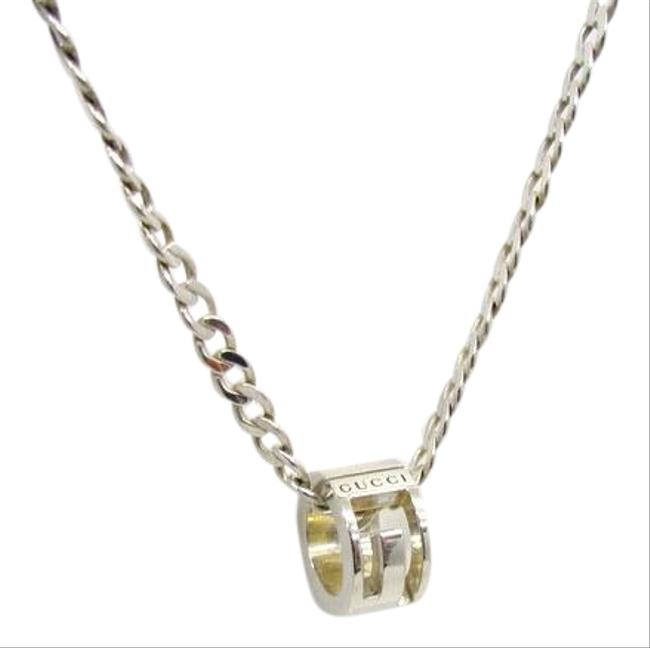 Gucci Silver Ring Men Women 409336 Ryb5767 Necklace 