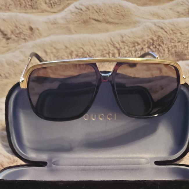 Gucci Square Pilot Sunglasses 