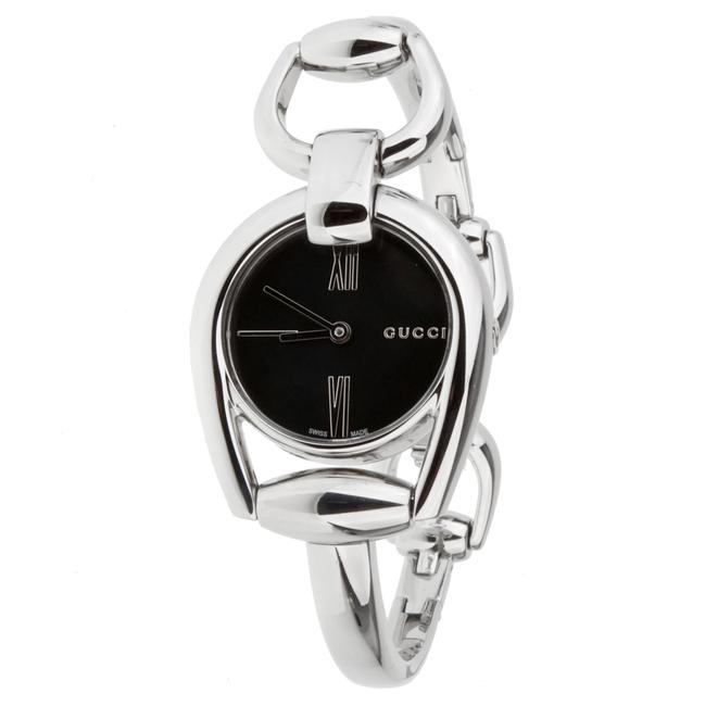 Gucci Stainless Steel Horsebit Ladies Watch 