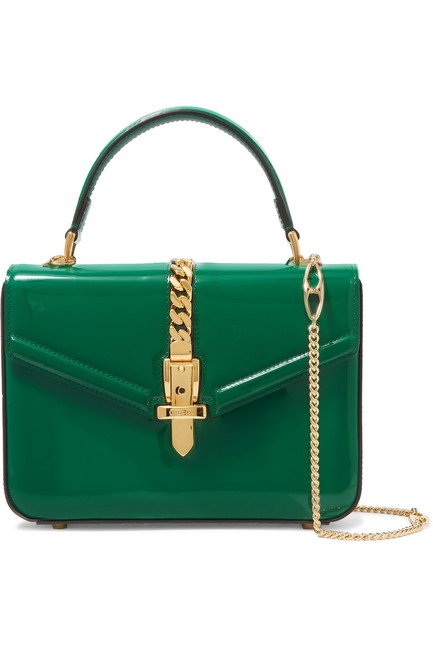 Gucci Sylvie Mini Patent leather Tote 