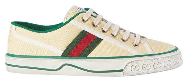 Gucci Webbing trimmed Canvas Sneakers US 11 