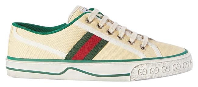 Gucci Webbing trimmed Canvas Sneakers US 12 