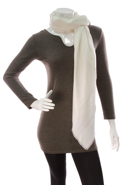 Gucci White Shawl Scarf Wrap 