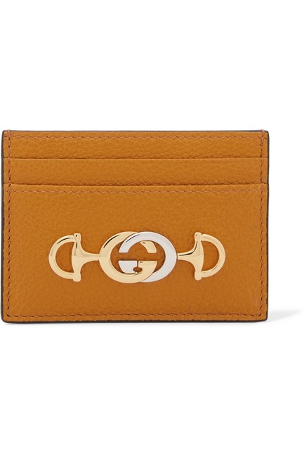 Gucci Zumi Embellished Textured leather Cardholder Wallet 